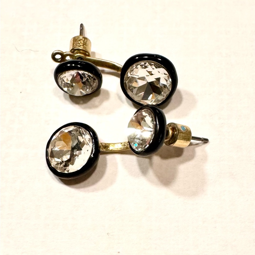 Roxanne Assoulin “Back in Black” float earrings.